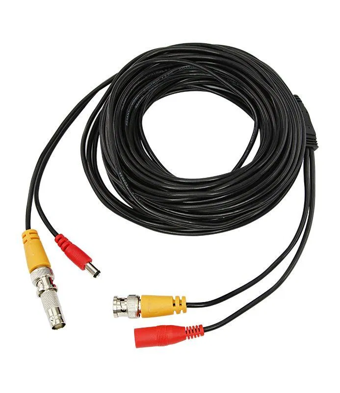 Connecting cable for video surveillance systems (BNC+power) 18m REXANT 18-1718