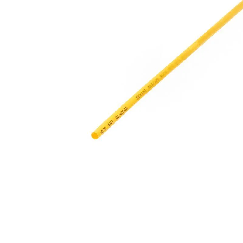 Heat shrink tube TUT ng 2.5/1.25 yellow 1m REXANT 20-2502