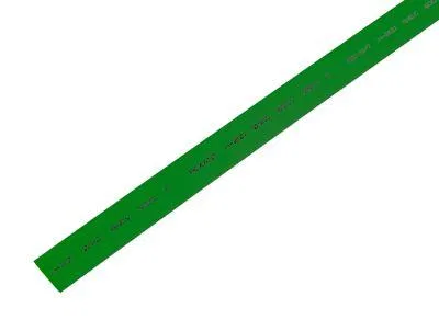 Heat shrink tube TUT ng 12.0/6.0 green 1m REXANT 21-2003