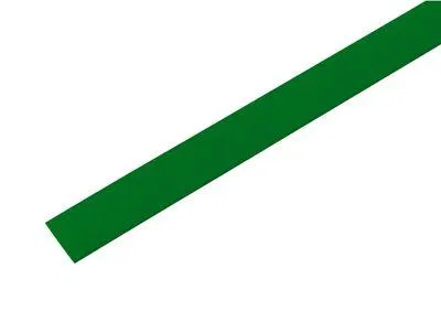 Heat-shrink tube TUT ng 13.0/6.5 green 1m REXANT 21-3003