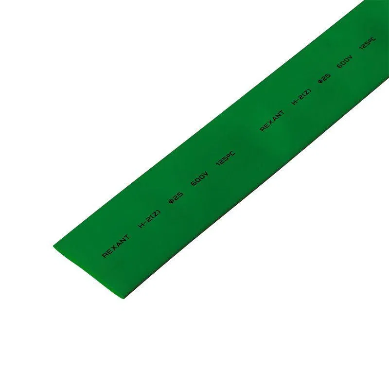 Heat shrink tube TUT ng 25.0/12.5 green 1m Rexant 22-5003