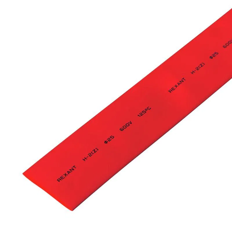 Heat shrink tube TUT ng 25.0/12.5 red 1m Rexant 22-5004