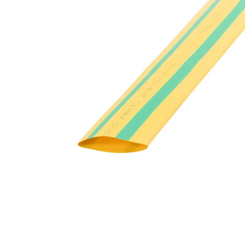 Heat shrink tubing TUT ng 35.0/17.5 yellow/green 1m Rexant 23-5008