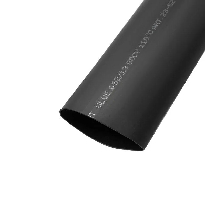 Dual-wall adhesive heat shrink tube 52/13 (4:1) black 1m Rexant 23-5206