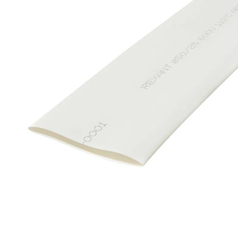 Heat-shrinkable tube TUT ng 50.0/25.0 white 1m Rexant 25-0001