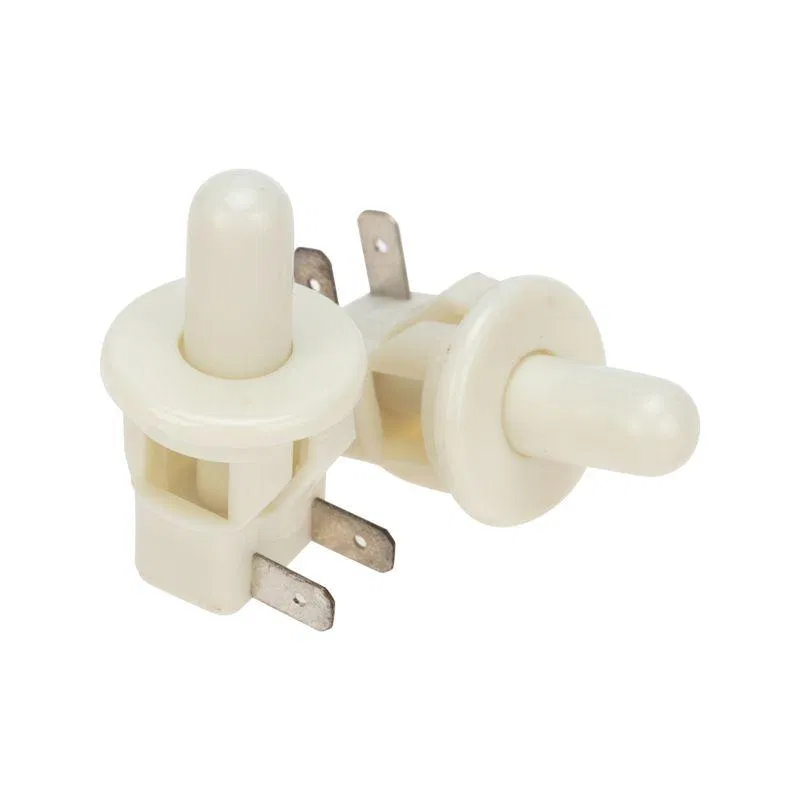 按钮开关 250V 2.5A (2c) ON-(OFF) 无固定式 白色 (PBS-19C) (家具用) Rexant 36-3020