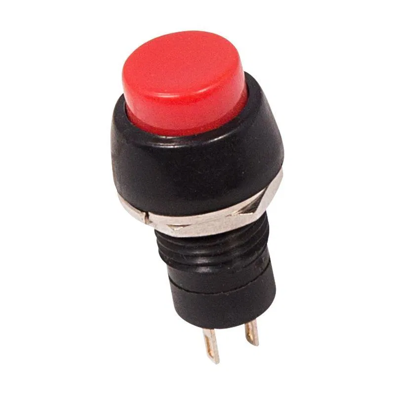Push-button switch 250V 2A (2c) ON-OFF Micro PBS-20A red Rexant 36-3070