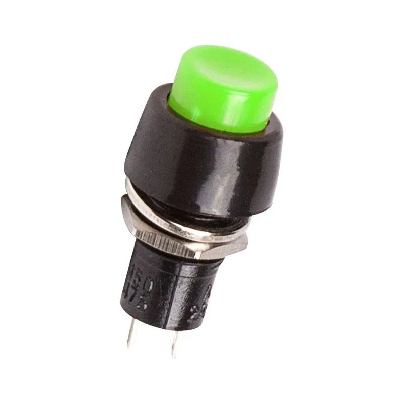 Push-button switch 250V 2A (2c) on-off micro (PBS-20A) green REXANT 36-3073