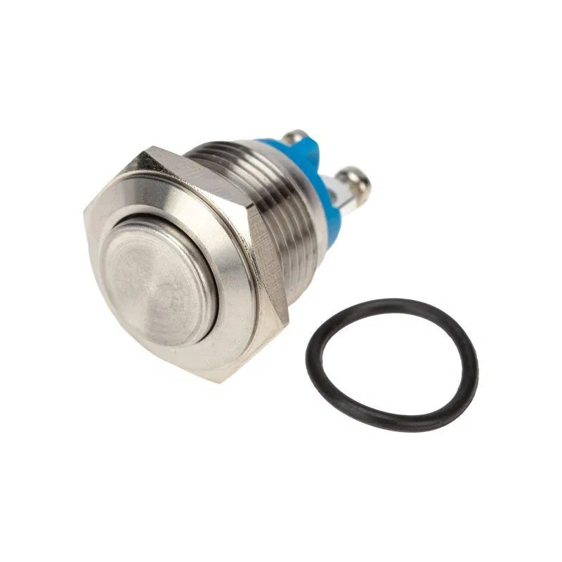 Vandal-proof button d16 B/Fix (2 screw) OFF-(ON) convex (A16-A3) Rexant 36-3231