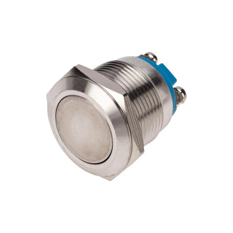 Vandal-proof button d19 B/Fix (2s screw) OFF-(ON) flat (PBS-28B-2) Rexant 36-3411