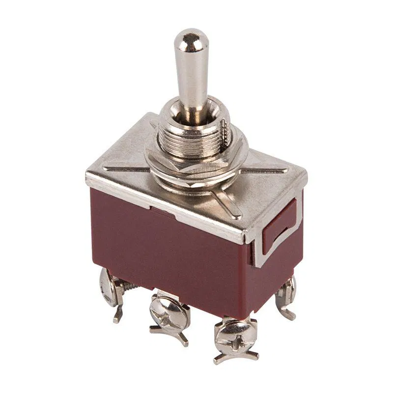 Toggle Switch 250V 15A (6s) (ON)-OFF-(ON) 2p Rexant 36-4172