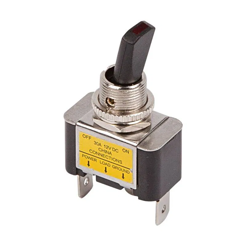 Toggle Switch 12V 30A (3s) ON-OFF 1p with green LED backlight (ASW-07D-2) Rexant 36-4353
