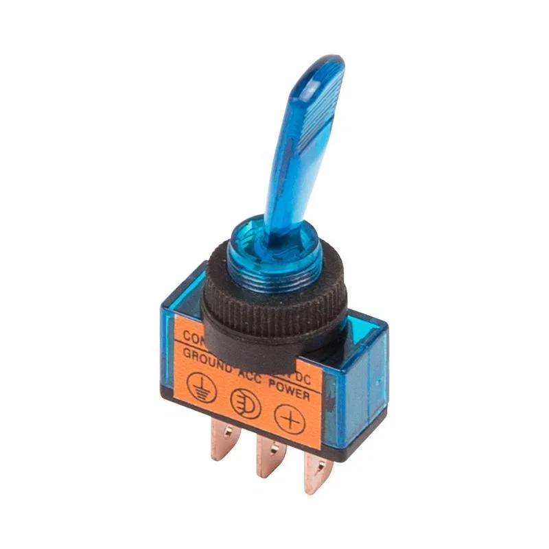 Toggle Switch 12V 20A (3s) ON-OFF 1p with blue backlight (ASW-13D) Rexant 36-4371