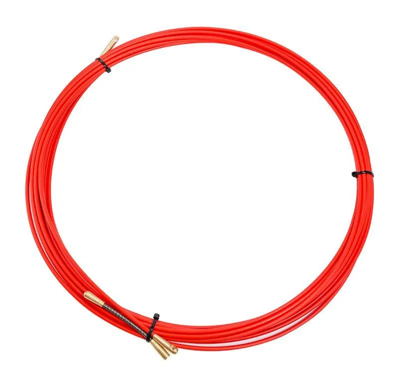 电缆穿线器 (微型穿线器卷装) 7m 玻璃纤维杆 d3.5mm 红色 Rexant 47-1007