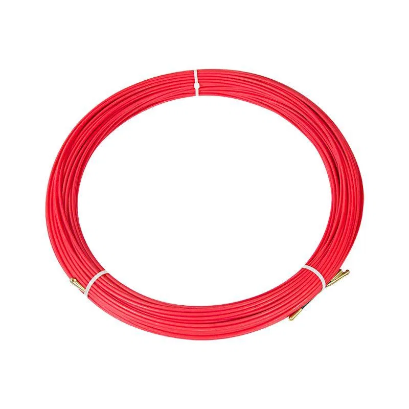 Cable pulling tool (mini fish tape in coil) 70m fiberglass rod d3.5mm red Rexant 47-1070