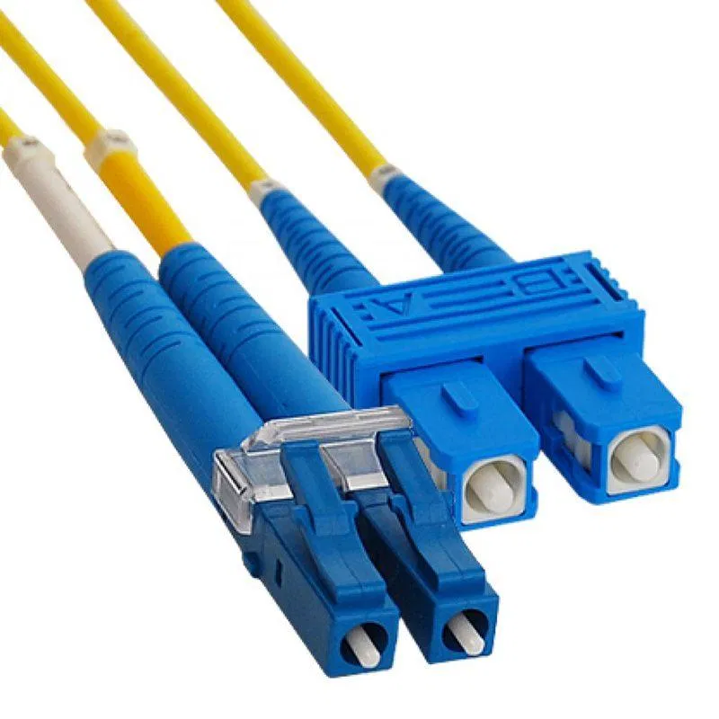 Optical patch cord (SM) 9/125 (OS2) LC/UPC-SC/UPC (Duplex) LSZH 2m Rexant 50-2410