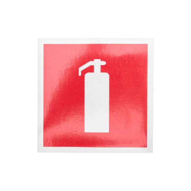 Fire safety sign sticker "Fire Extinguisher" 100x100mm Rexant 56-0050