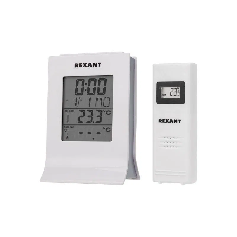 Weather station with wireless remote sensor Rexant 70-0595