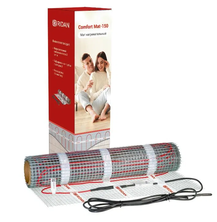 Комплект "Теплый пол" (мат) Ridan Comfort Mat-150 1050Вт/7кв.м 230В Ридан 21RT0410R