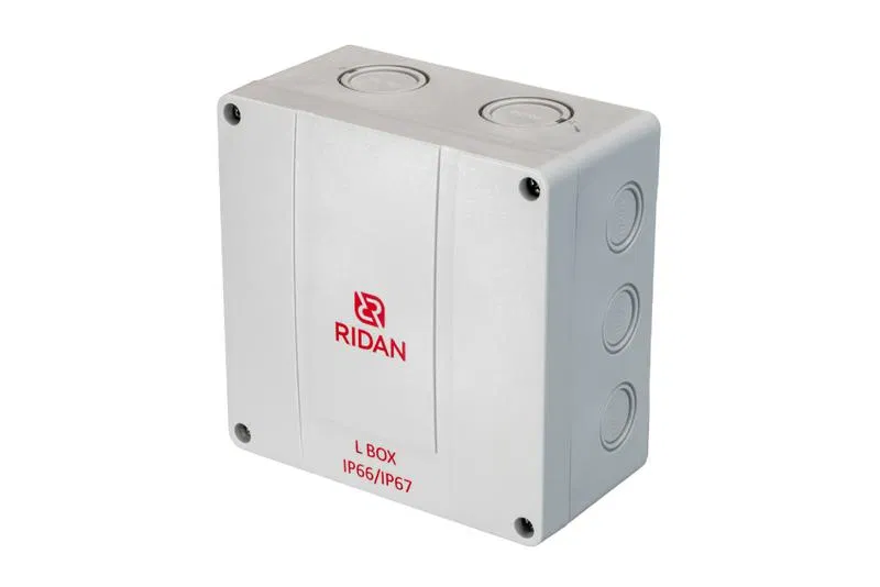 Коробка распределительная L BOX 140х140х79мм IP66/67 сер. Ридан 21RT0934R