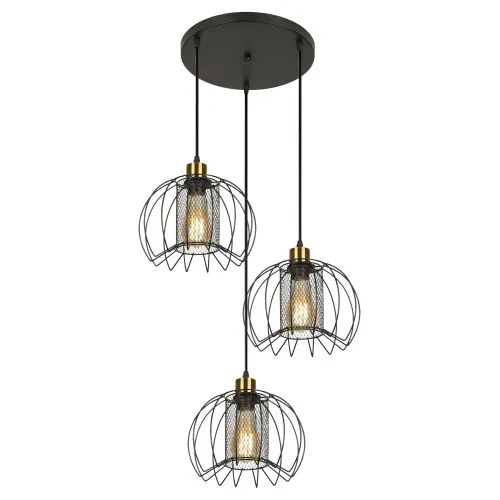 Светильник Adelaida 5108-203 60Вт 3хЕ27 (подвес) подвесной лофт-кантри Rivoli Б0069909