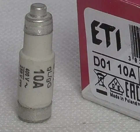熔断器 D 01 10A/400V ROSA 322010