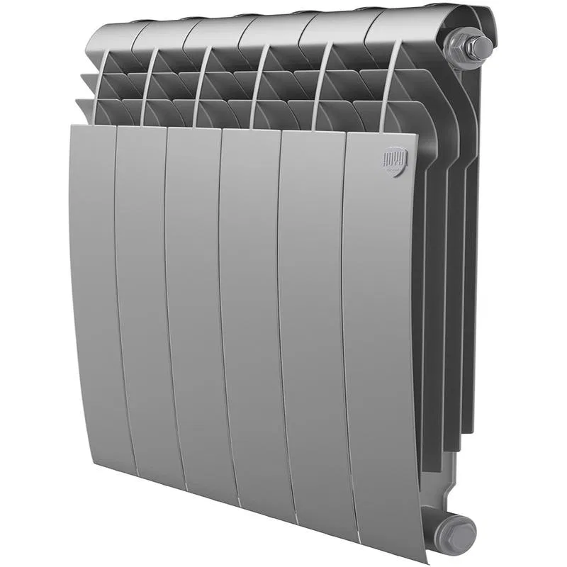 Радиатор биметал. BiLiner 500 Silver Satin 6 секц. RTBSS50006 Royal Thermo НС-1176318