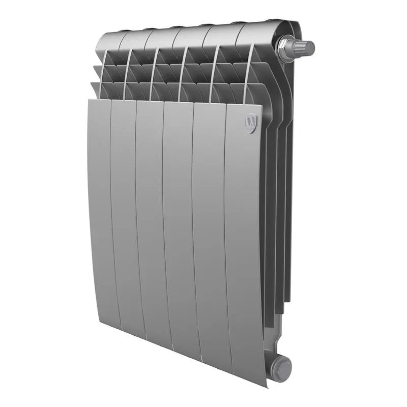 Радиатор BiLiner 500 VR80 6 секц. биметал. Silver Satin Royal Thermo НС-1506315