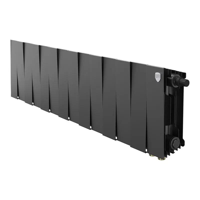 Радиатор PianoForte 200 VDR80 14 секц. биметал. Noir Sable Royal Thermo НС-1506328