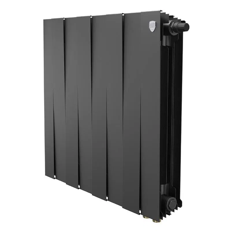 Радиатор PianoForte 500 VDR80 8 секц. биметал. Noir Sable Royal Thermo НС-1506369