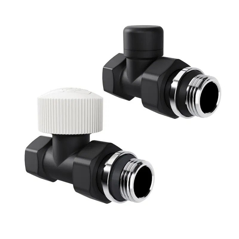 Набор термостатический прямой Design 1/2дюйм М30х1.5 черн. Royal Thermo НС-1640378
