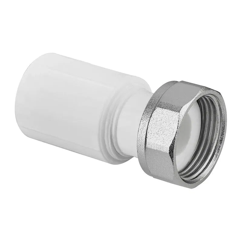 Муфта с накидной гайкой PPR 20х1/2 пластик штуцер бел. RTP 28190