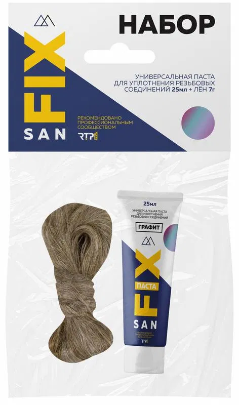 安装包通用膏+带 (25ml+7g) 石墨 SANFIX RTP 40713