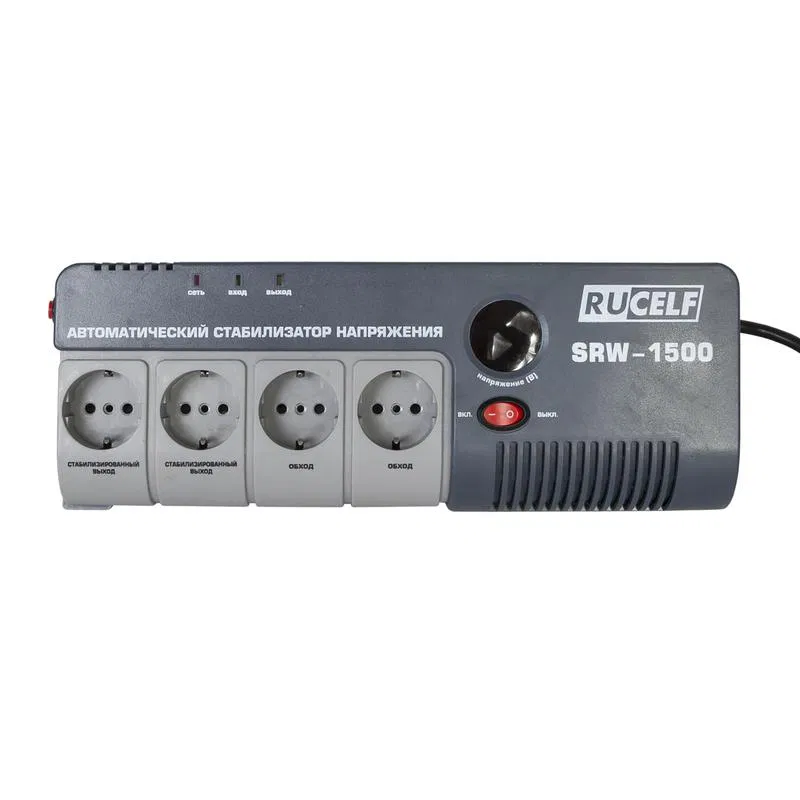 Relay voltage stabilizer RUCELF SRW-1500-D