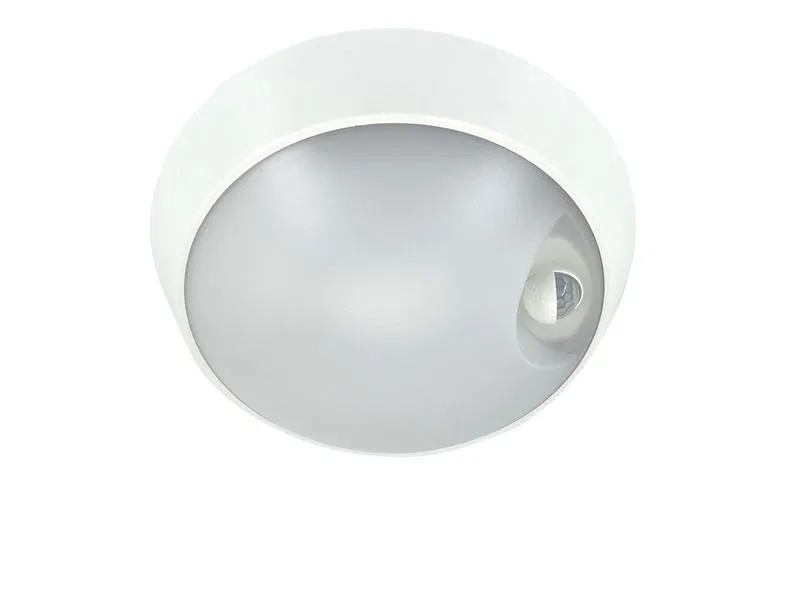 Светильник светодиодный WP 15 C 18W OP 840 D220 WH MDM 220х80мм 18Вт 4000К IP65 ЖКХ круглый пылевлагозащ. с датчиком движения бел. Русский Свет 15071524504