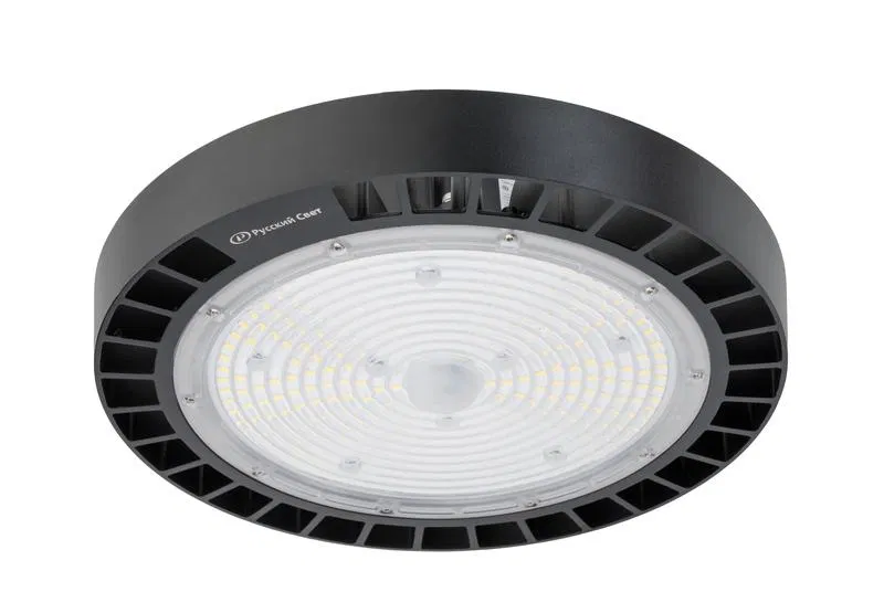 Светильник светодиодный ДСП IB 11 S 150W VW 850 2 BK 298х298х156мм 150Вт 5000К IP65 DALI-2 High Bay подвесной черн. Русский Свет 16091124358