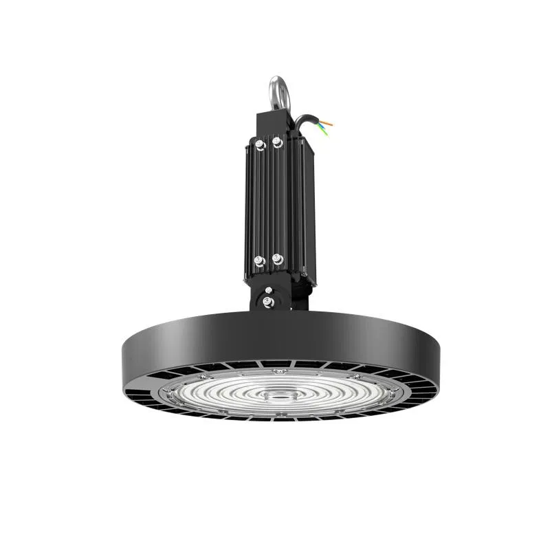 Светильник светодиодный ДСП IB 11 S 150W W 850 HT BK PC 298х298х156мм 150Вт 5000К IP65 High Bay подвесной с гр. линзой из поликарбон. черн. Русский Свет 16091124364