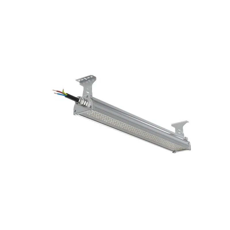 Светильник светодиодный ДСП WP 24 C 60W M 840 2 L600 SI CL 680х100х85мм 60Вт 4000К IP66 пылевлагозащ. Русский Свет 27072423933