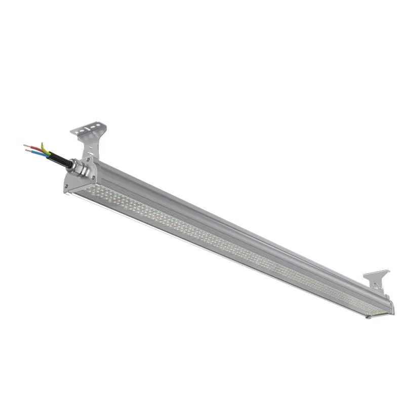 Светильник светодиодный ДСП WP 24 C 120W W 840 2 L1200 SI CL 1280х100х85мм 120Вт 4000К IP66 пылевлагозащ. Русский Свет 27072423944