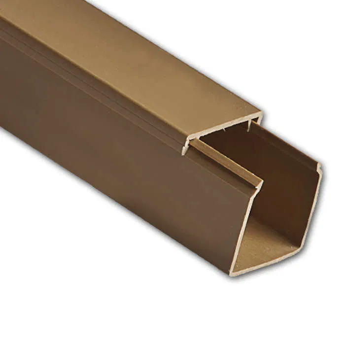 Cable trunking 60x60 L2000 plastic brown Ruvinil РКК-60х60-К