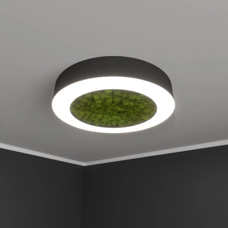 Светильник светодиодный RVE-LBX-MOSS-HOLE-RING-900-N 69Вт 4000К 900х900х100мм накладной шир. рассеив.=80мм бел. RVElektro RVE00002144