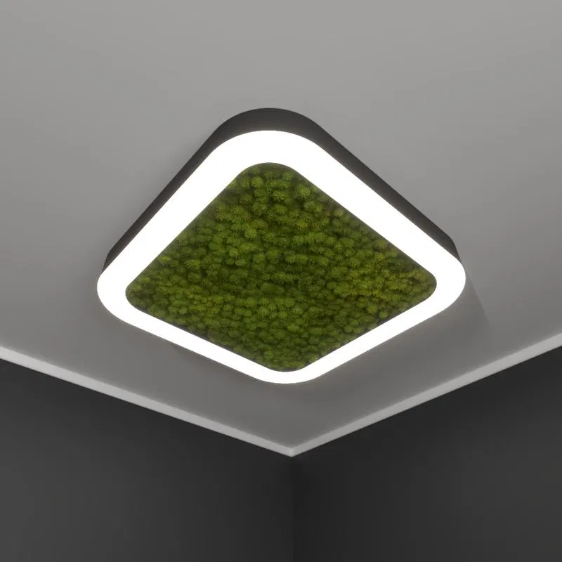 Светильник светодиодный RVE-LBX-MOSS-HOLE-BOX-SOFT-1800-N 173Вт 4000К 1800х1800х100мм накладной шир. рассеив.=80мм бел. RVElektro RVE00002176