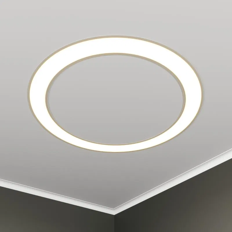 Светильник светодиодный RVE-LBX-HOLE-RING-1830-V 148Вт 4000К 1830х1830х100мм S80мм кольцо встраив. бел. RVElektro RVE00002853