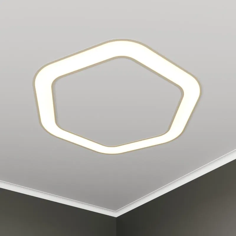 Светильник светодиодный RVE-LBX-HOLE-HEXA-SOFT-2030-V 164Вт 4000К 2030х1869х100мм S80мм шестиугольник закругл. с отверст. встраив. бел. RVElektro RVE00002977