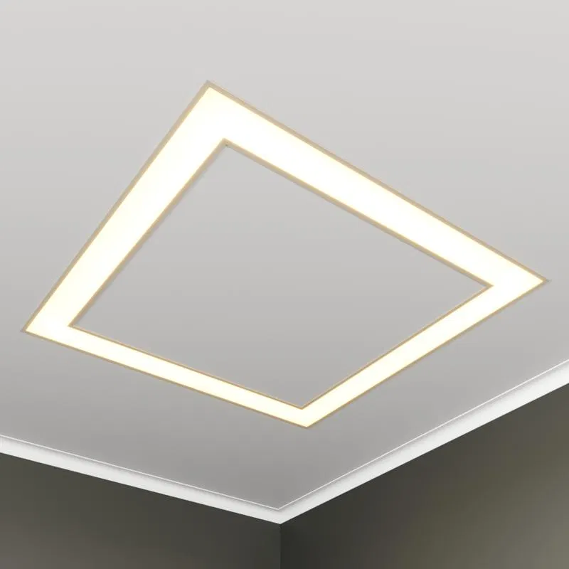 Светильник светодиодный RVE-LBX-HOLE-BOX-1630-V 169Вт 4000К 1630х1630х100мм S80мм квадрат с отверст. встраив. бел. RVElektro RVE00003103