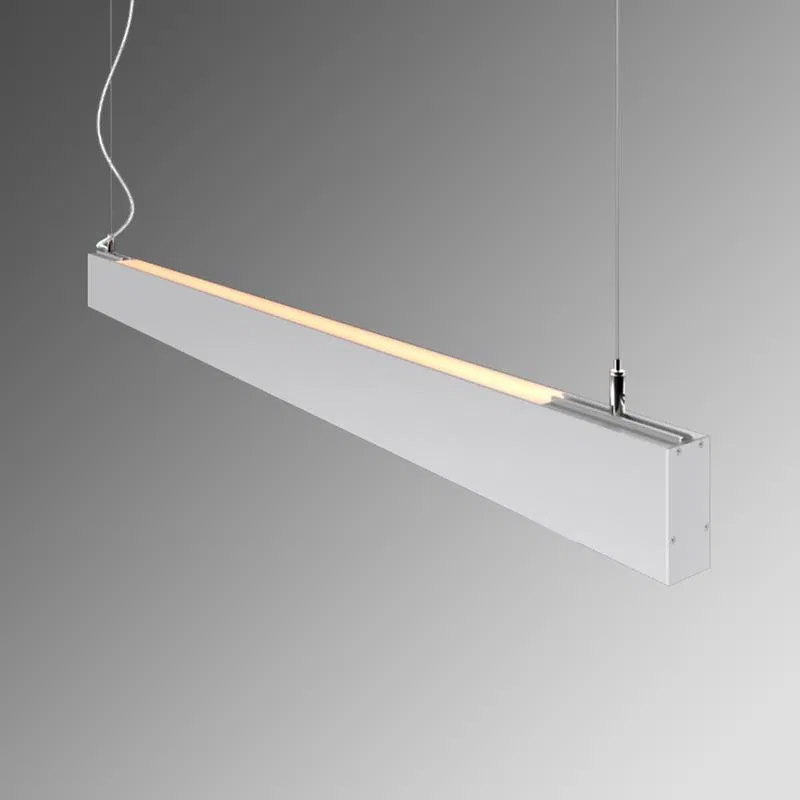 Светильник светодиодный RVE-PLS3775-UPDOWN-1460-P 39Вт 4000К 1460х37х75мм линейный подвесной RAL9006 муар сер. RVElektro RVE00018559