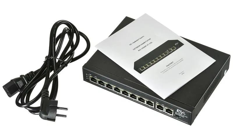 Коммутатор сетевой Rvi RVi-1NS08F-2T (1G)