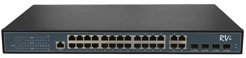 Коммутатор сетевой Rvi RVi-1NSM24G-4C