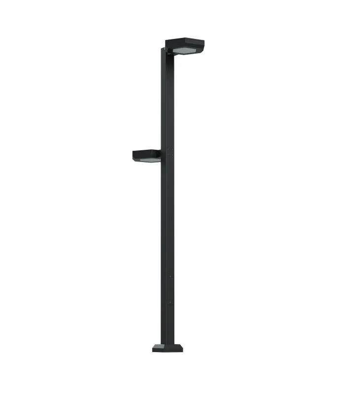Комплекс осветительный КСдУ 03-080-005 IP65 "Сота F 2х40" 440/3000 1010х440х3000мм 80Вт 12180лм садово-парковый SALUX КУ-03-080-005-2F