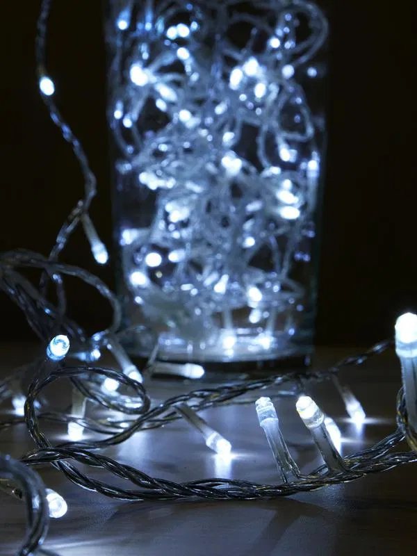 LED灯串 LD120-W-E 120 可串联最多20个附加模块 12m 白色 SHLights 4607144111676